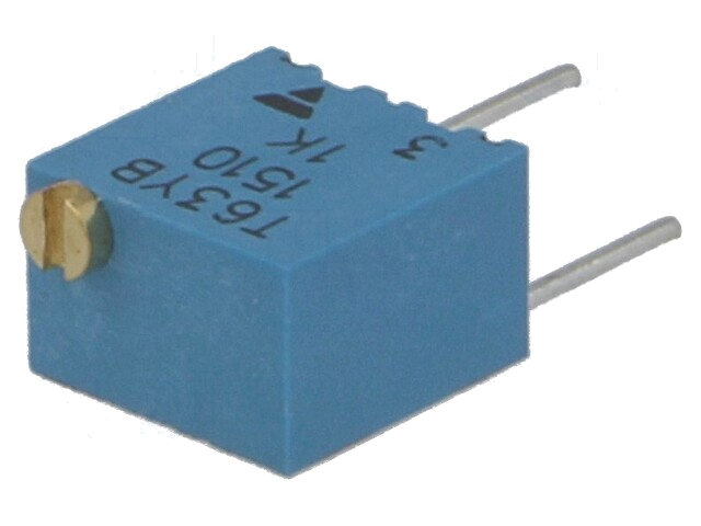 Potentiometer: montage-; meerslagen; 1kΩ; 250mW; ±10%; lineair Potentiometer: montage-; meerslagen; 1kΩ; 250mW; ±10%; lineair